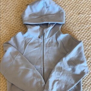 Lululemon women's cropped full zip hoodie